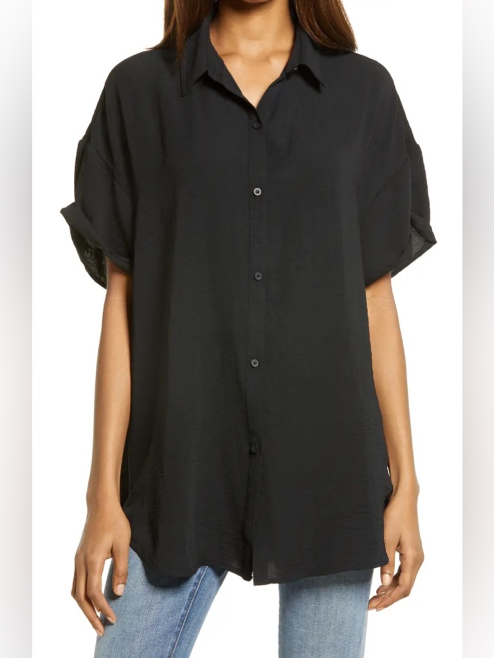 Oversize Short Sleeve Tunic
Treasure & Bond.  Size XL
